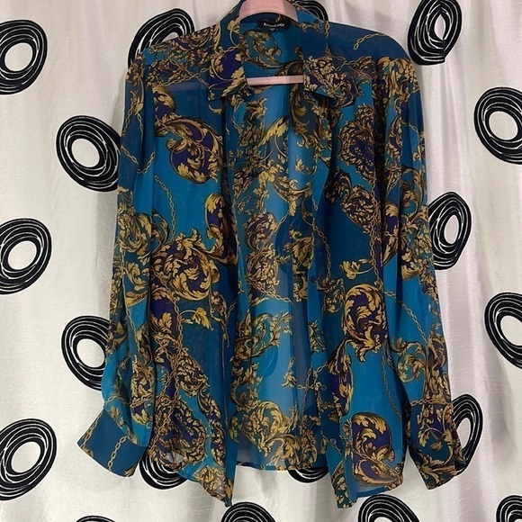 bebe Tops - Bebe Women’s Button Up Silk Top size M